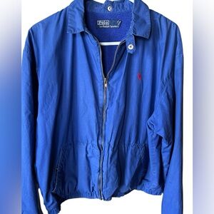 Men's Polo by Ralph Lauren jacket from the 90's. Royal blue medium.